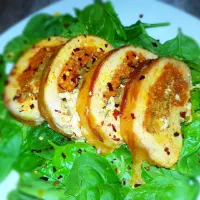 Snapdishの料理写真:Pechuga Rellena con Longaniza y Frutas|Miguel Ángelさん