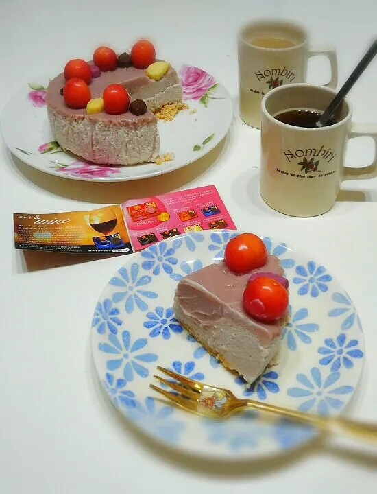 Snapdishの料理写真:とんちんさんのチョコレートムースケーキ|みったんさん