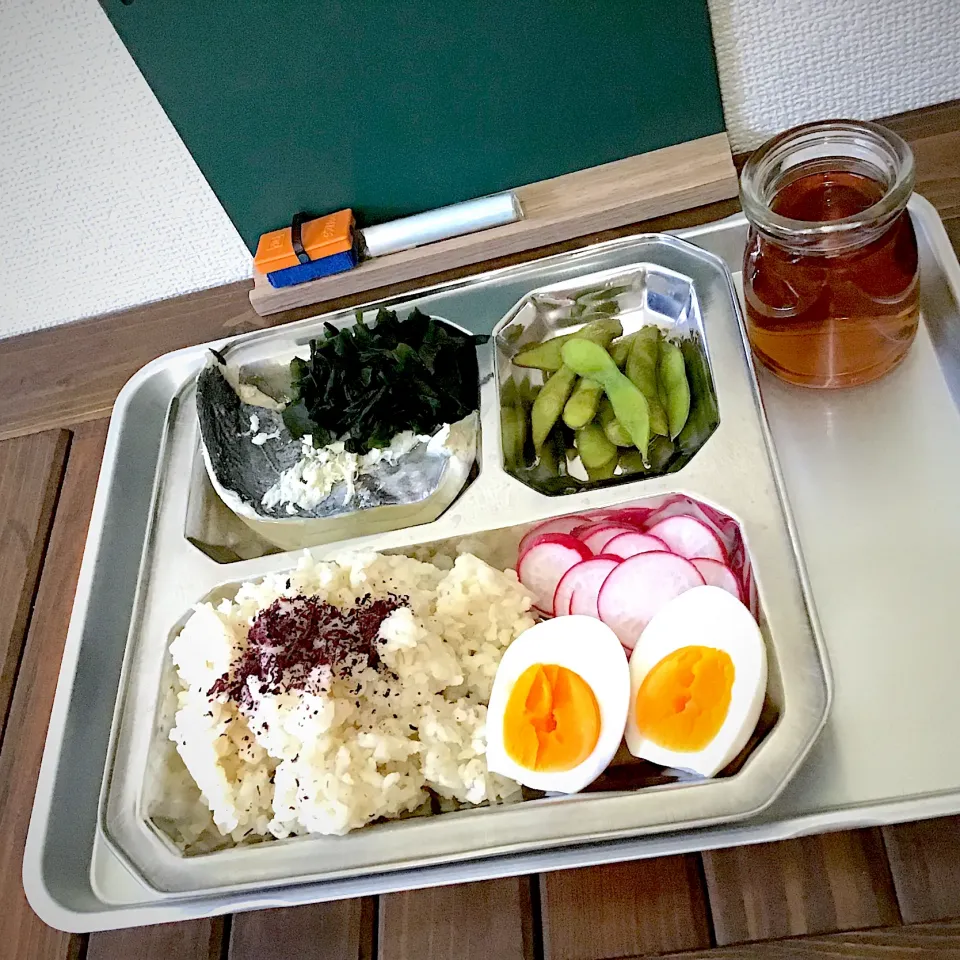 👩🏻‍🍳給食ごっこ🏫🥣                      プレートごはん|🌿𝚌𝚑𝚎𝚛𝚗𝚘🥄さん