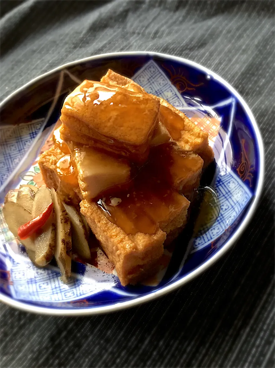 ＊厚揚げと牛蒡の煮物＊(о´∀`о)＊|じゅんじゅんさん