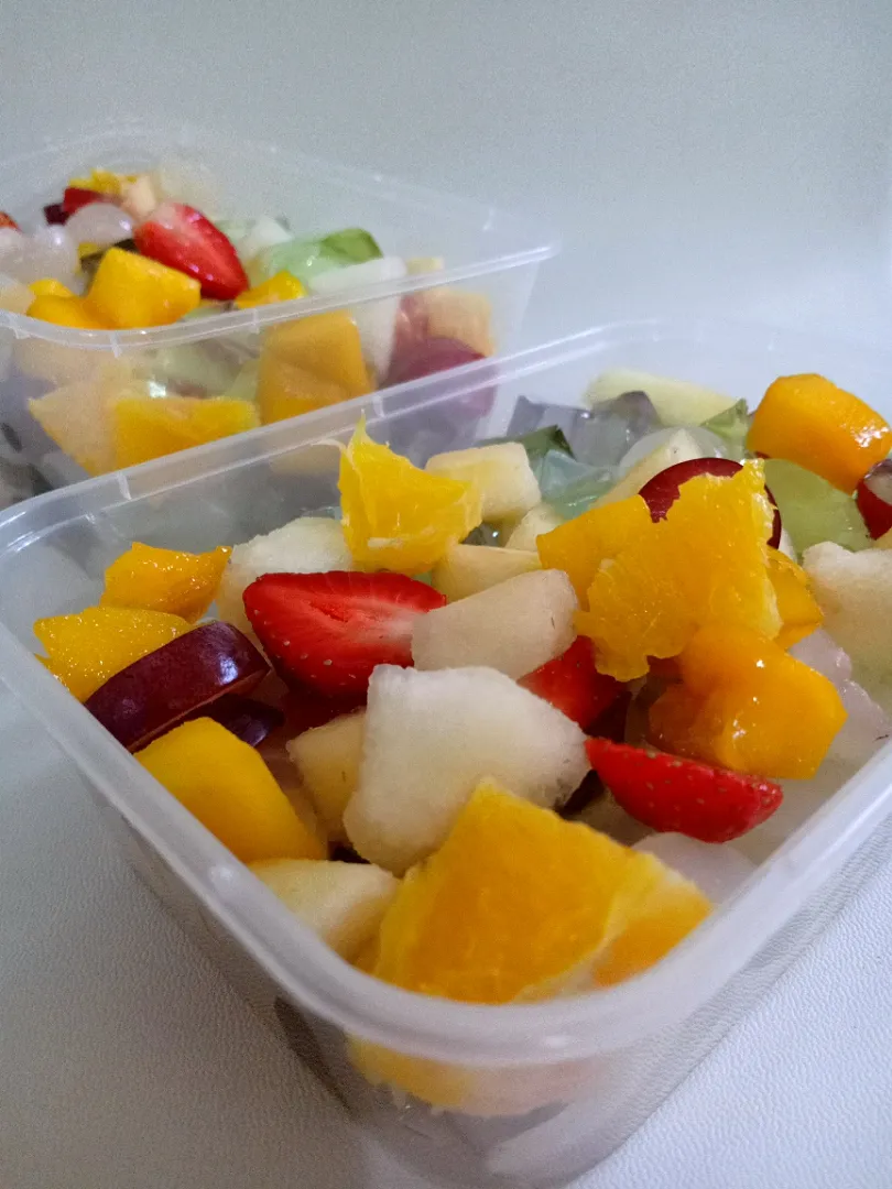 yummy fruits salad|cheriaさん