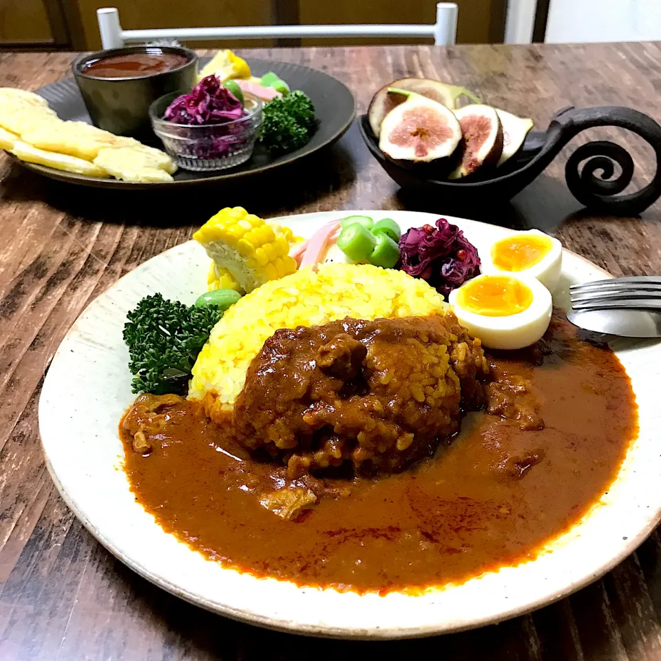 スパイスカレーの晩御飯|mihooobuuさん