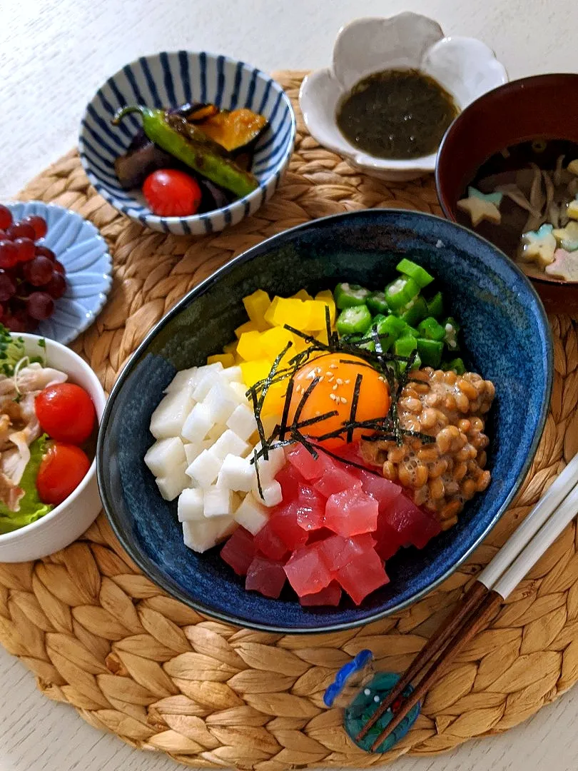 Snapdishの料理写真:ばくだん丼|ak-☆keicoさん