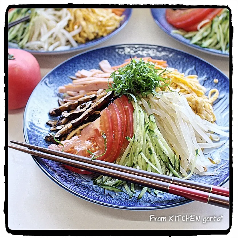 岐阜県産夏秋トマトで作る🍅冷やし中華♬﻿|gonta*さん