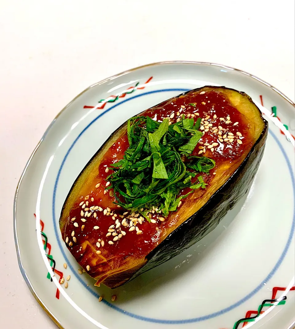 Snapdishの料理写真:Miso Glazed Eggplant (Nasu Dengaku)|gonbenさん