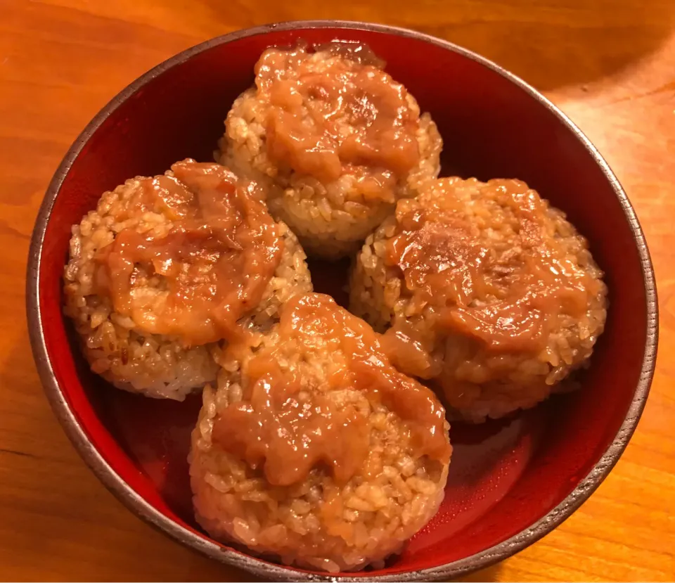 梅肉のせ焼きおにぎり|樋口欣弥さん