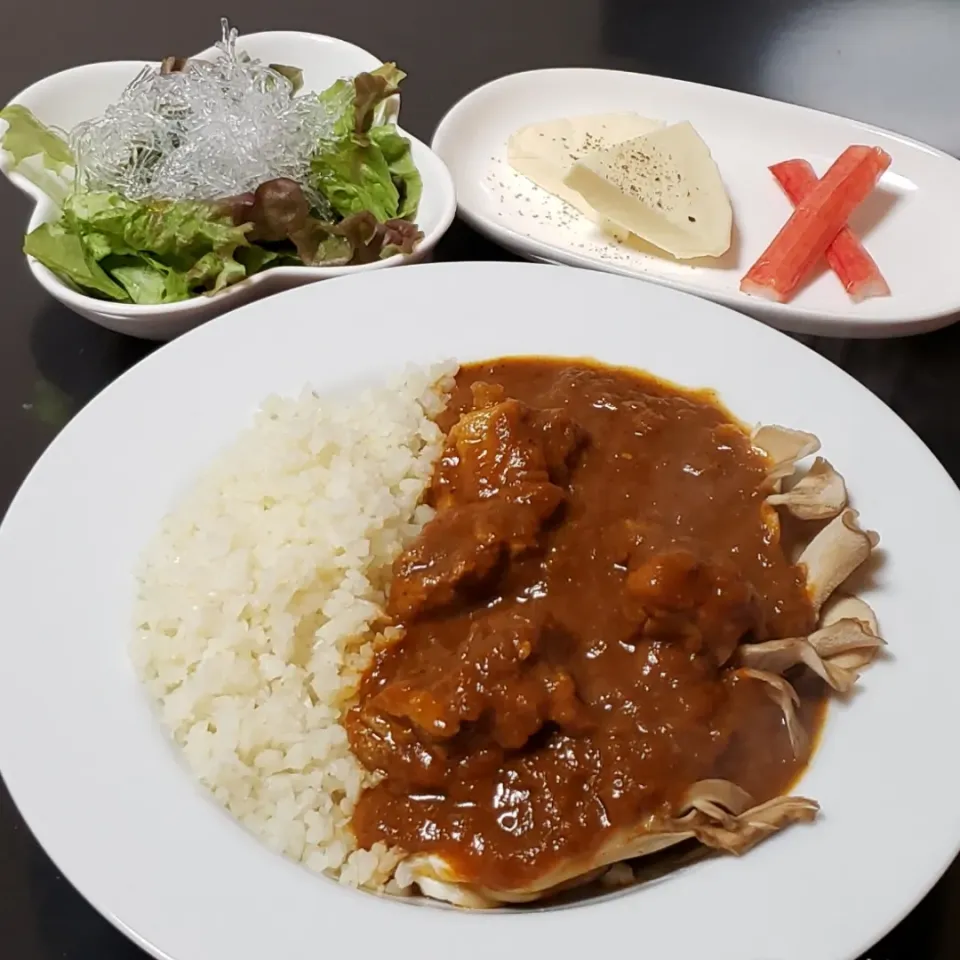 舞茸とチキンのカレー|Yukiさん