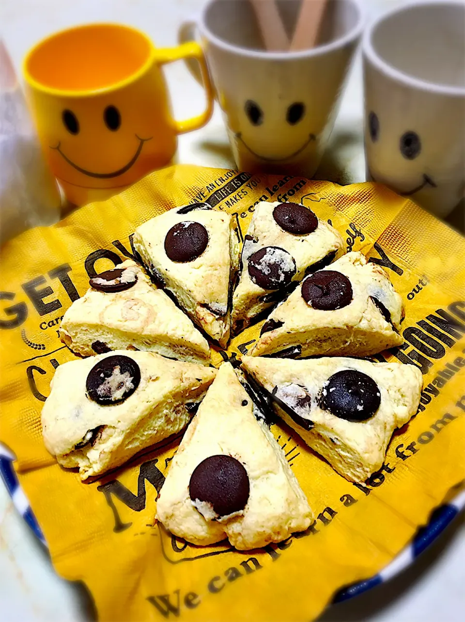 朝食用チョコチップスコーン(◍•ڡ•◍)❤|yukiさん