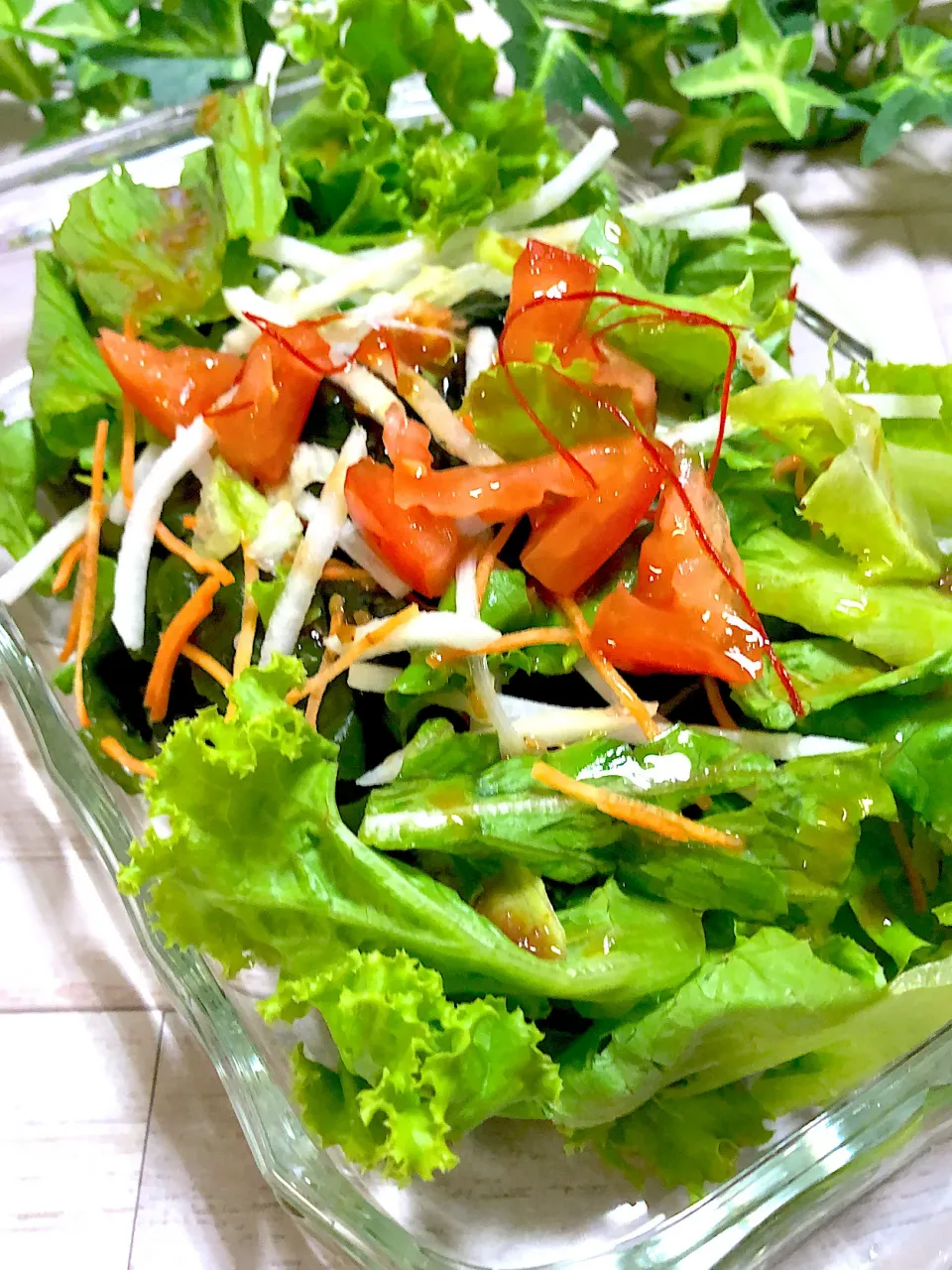 Snapdishの料理写真:サラダ🥗　　本日のおつまみ🍺|みゆきさん