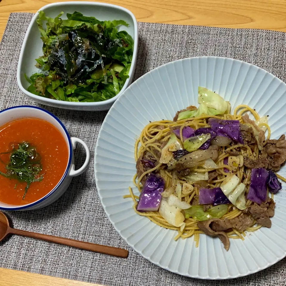 夕食|ツインうさぎさん