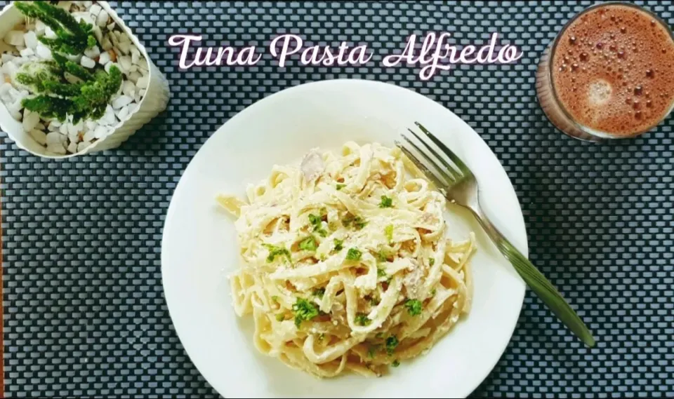 Tuna Pasta Alfredo|Mikaela's Kitchenさん