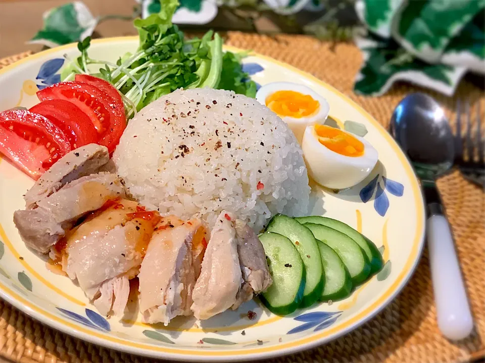 Snapdishの料理写真:海南鶏飯|あゆさん