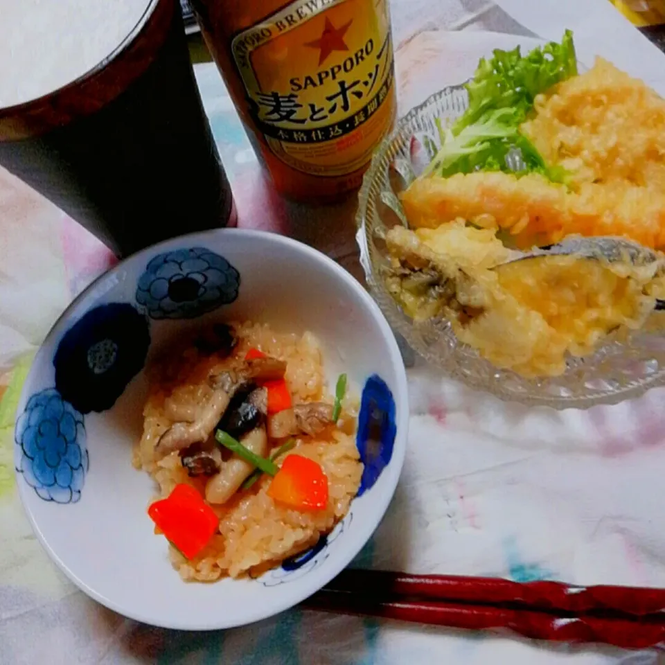 Snapdishの料理写真:暑いですネ〜Today's lunch⛱️|ペンギンさん