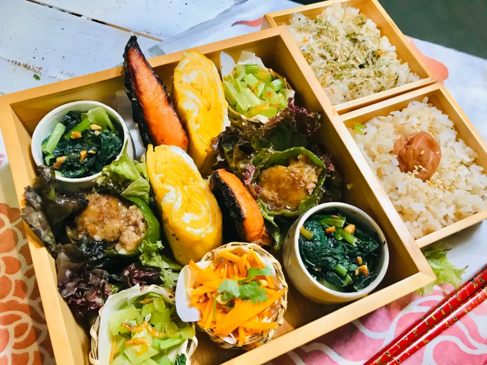 Snapdishの料理写真:作り置き弁当|atsukoさん