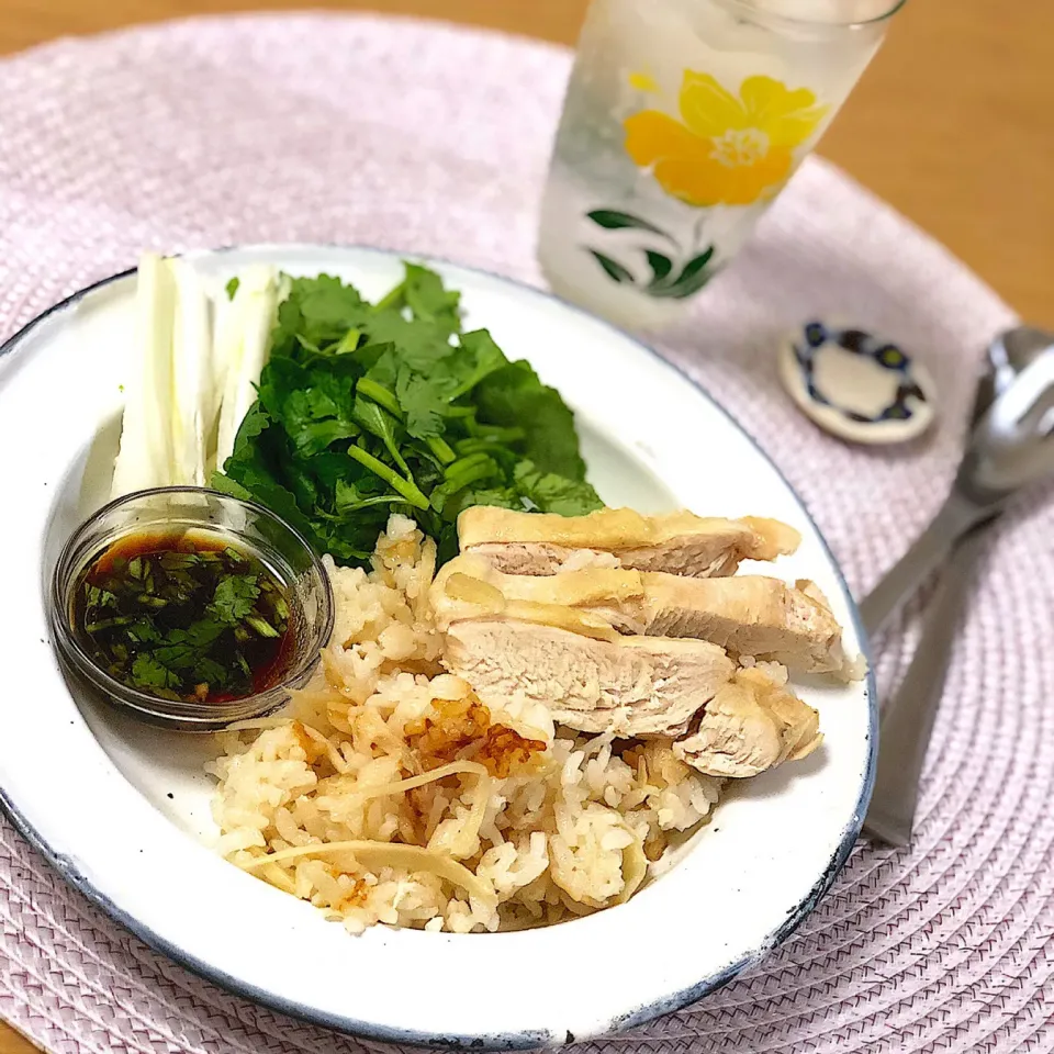 Snapdishの料理写真:麹甘酒・新生姜たっぷりのカオマンガイ／Thai Chicken and Rice, 'Khao Mun Gai'|angiee♡さん