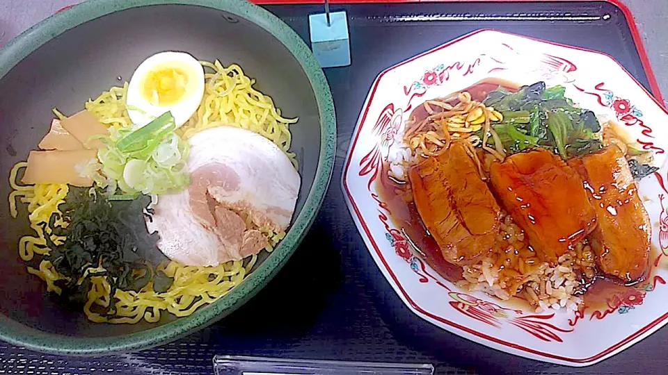 ラーメン＆豚角煮丼セット|nyama1さん