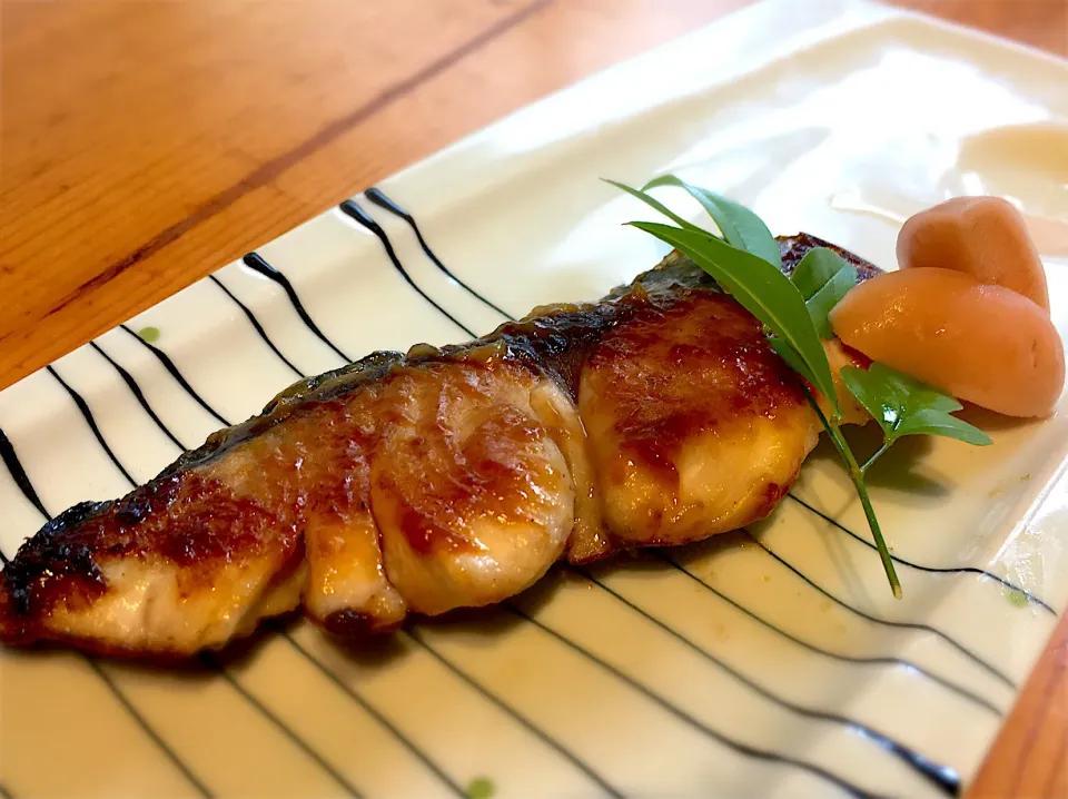 鰆の西京味噌ソース焼き|ポッキーさん