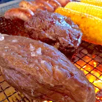 Snapdishの料理写真:Home made brazilian style”picanha”cut bbq|kenさん