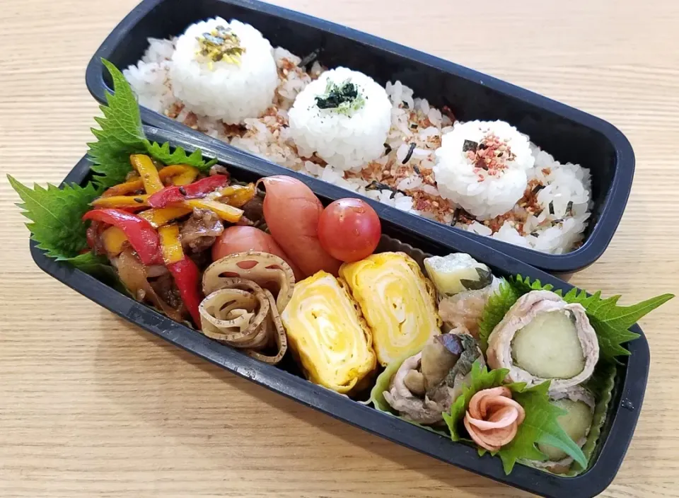 Snapdishの料理写真:旦那さん弁当|ひんひさん