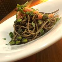アズフラ家の#黒胡麻明太子パスタ