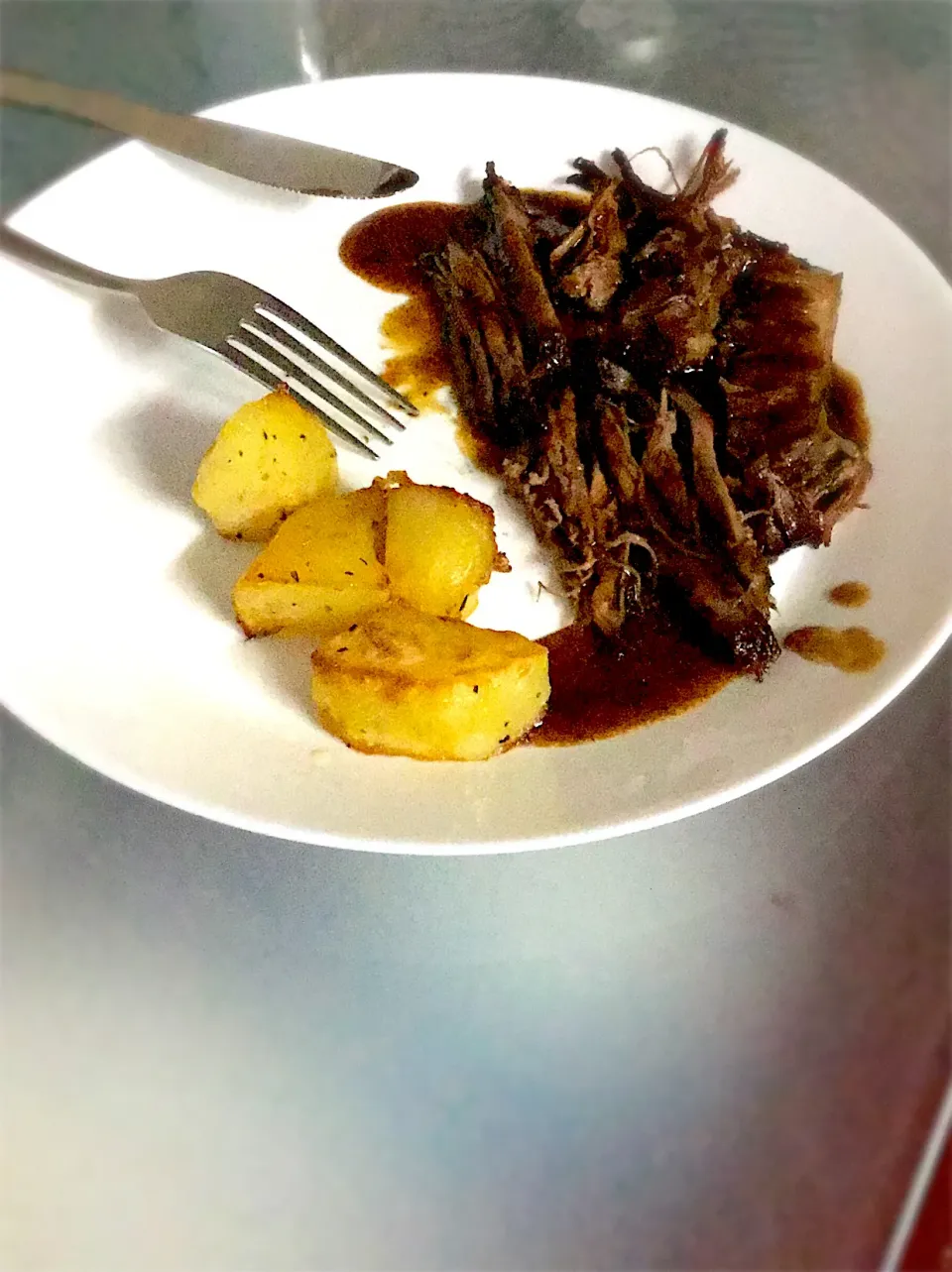 Beef rib with roast potatoes|saki90さん