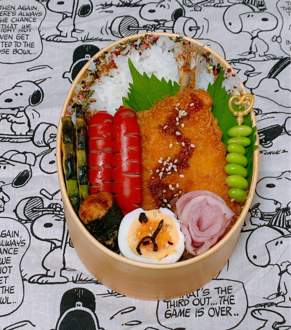 今日の旦那のお弁当は アジフライ弁当にしました ヤマネコ Snapdish スナップディッシュ Id Dth4ba