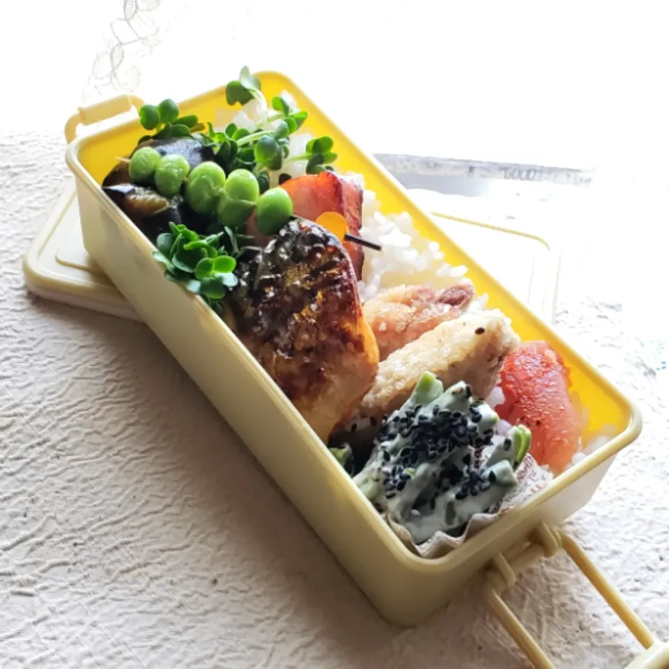 Snapdishの料理写真:常備菜のっけ弁当|mi_neneco♪さん