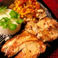 Tell me about it... how about some fish with white rice and veggies|Cynthia Luzmilda Bicycleさん