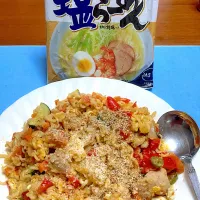 Snapdishの料理写真:サッポロラーメンインド風|あいらさん