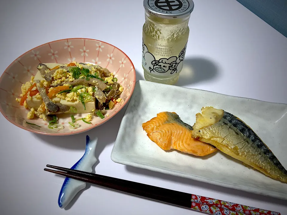 Snapdishの料理写真:今宵は、銀鮭☆塩鯖🐟|Kojiさん