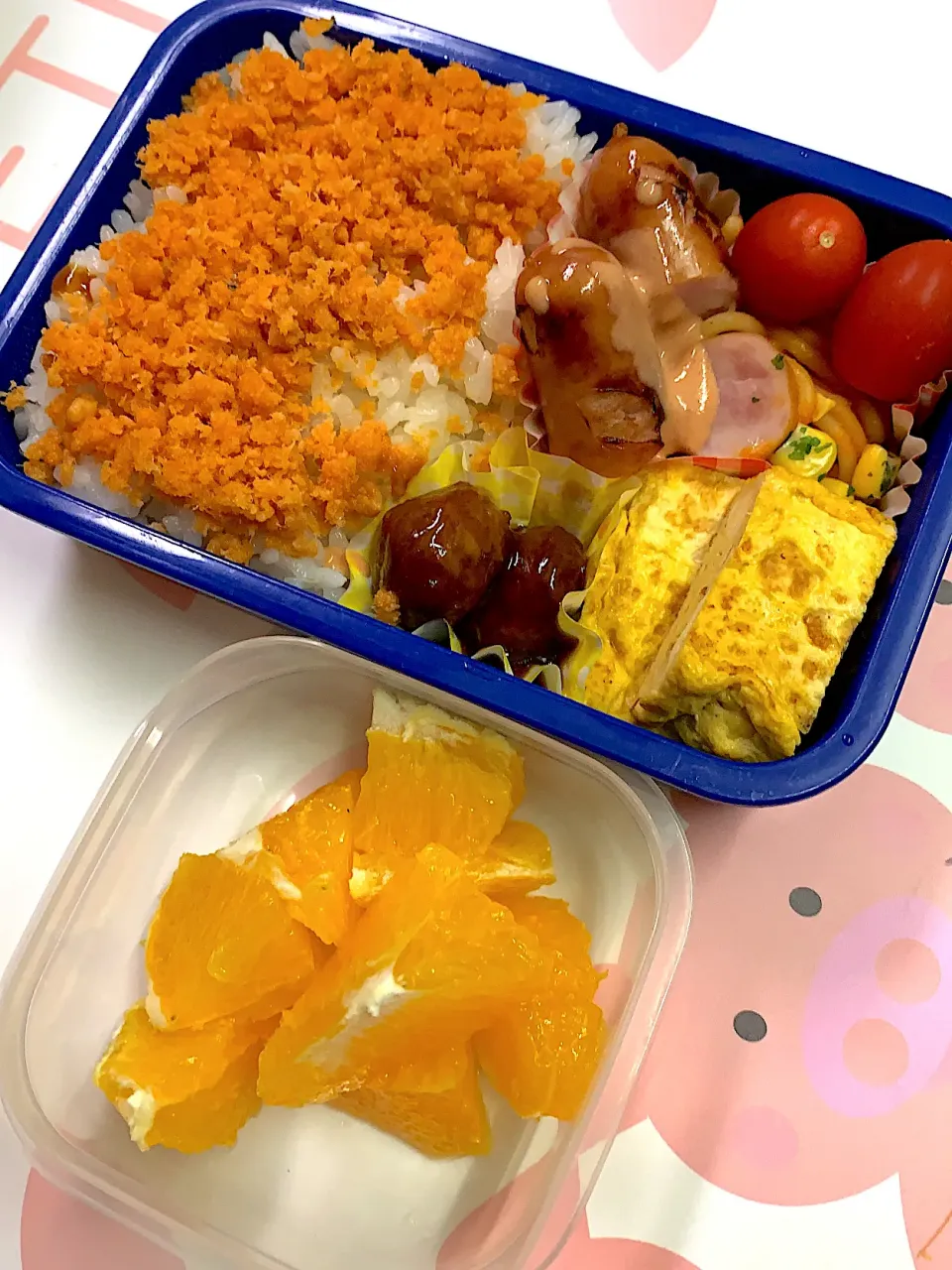 Snapdishの料理写真:今日の息子のお弁当🍙|クローバー🍀さん