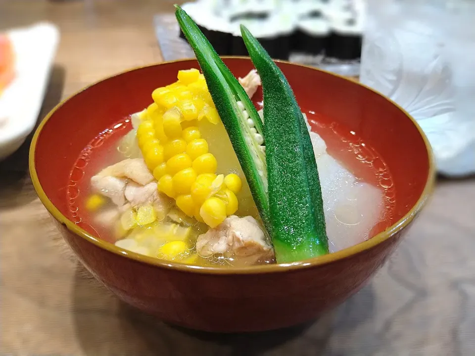 夕顔と鶏の煮物|古尾谷りかこさん