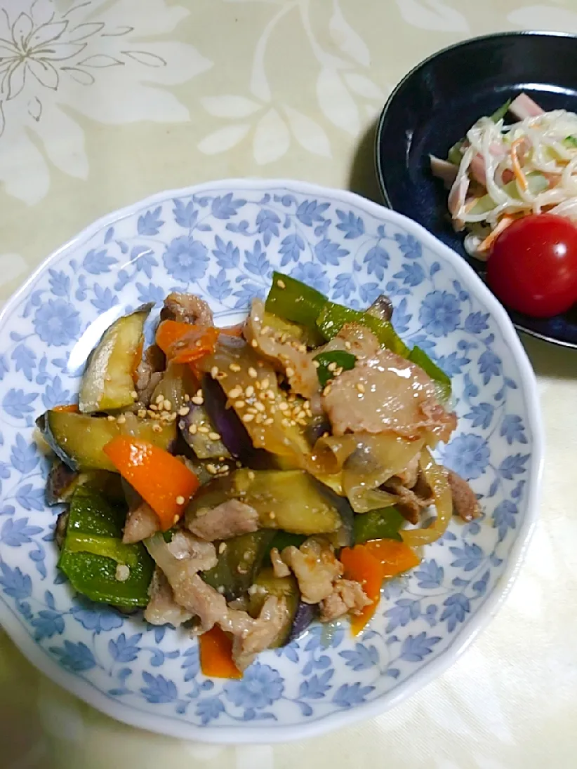 ナスと豚肉の味噌炒め|🍒ふみりん🍒さん