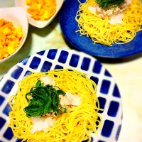 冷製ツナおろしパスタ(◍•ڡ•◍)❤|yukiさん