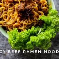 Spicy korean ramen-fancy version