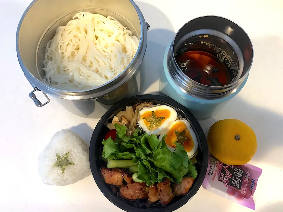 鶏肉の照り焼き＆素麺|RHRbenさん