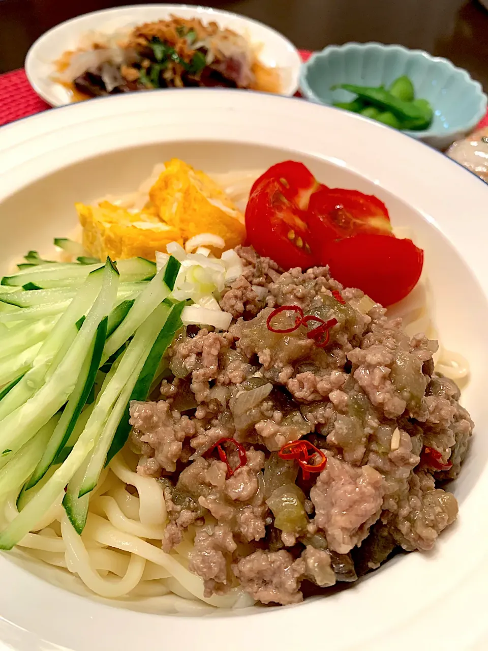 肉味噌冷やしうどん♡|ゆきりん。さん