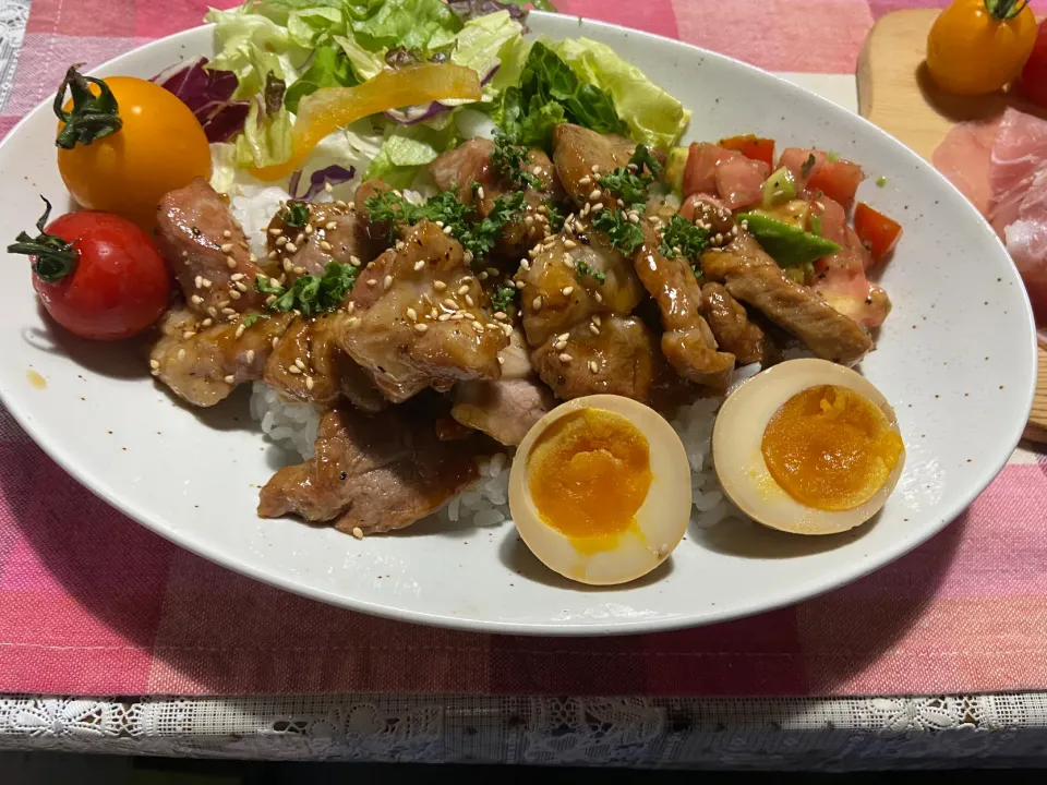 カフェ風ポーク丼|ハルのただ飯さん