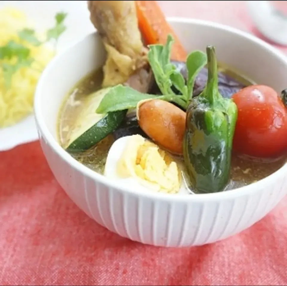 本みりんでこくうま♪本格チキンスープカレー|ちいさなしあわせキッチンさん