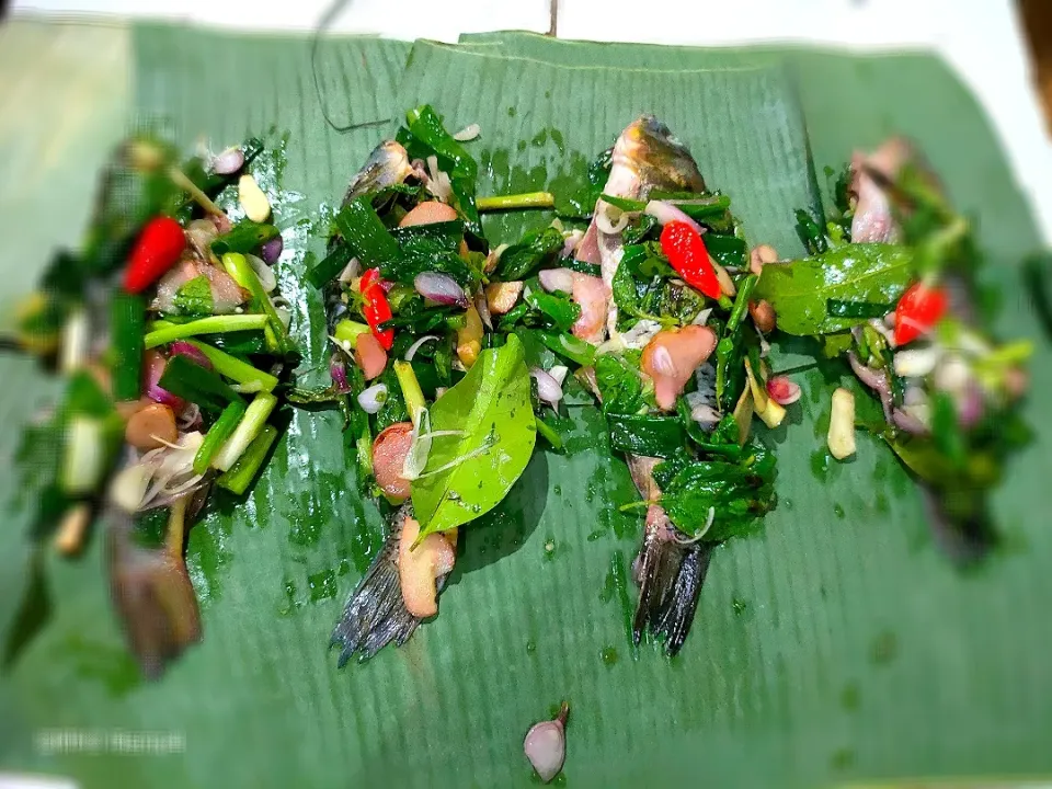 proses pepes ikan duri lunak|ikanbakar_gorejagさん