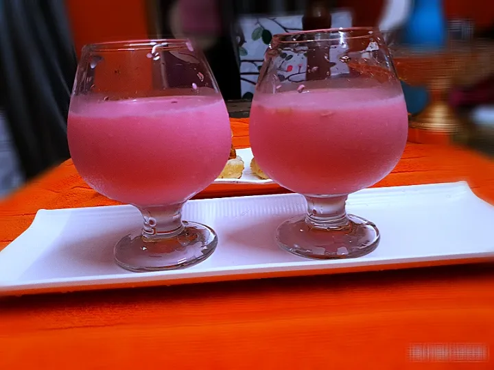 summer refreshing sharbat🌹🌹🥛🥛🍷|saba khanさん