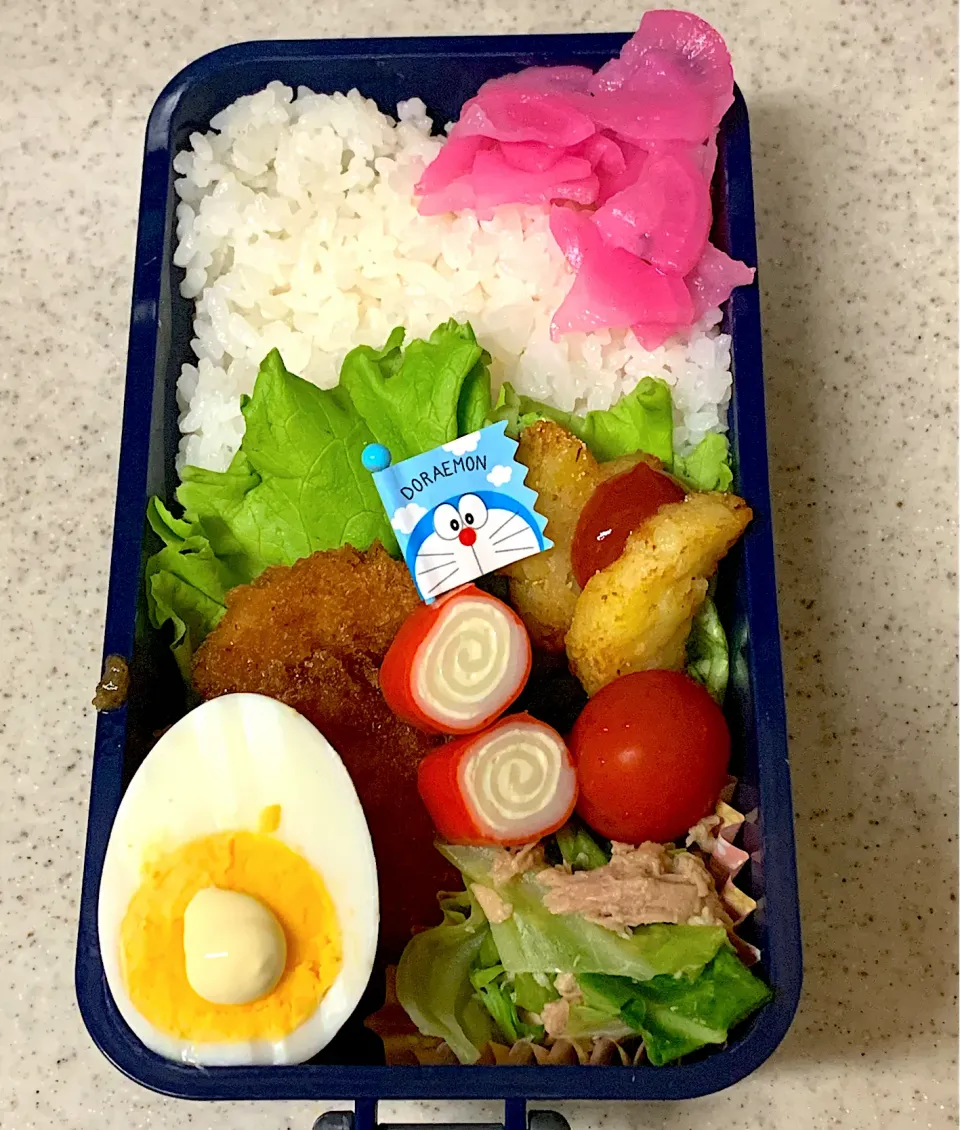 Snapdishの料理写真:甘辛チキンカツ弁当|besさん