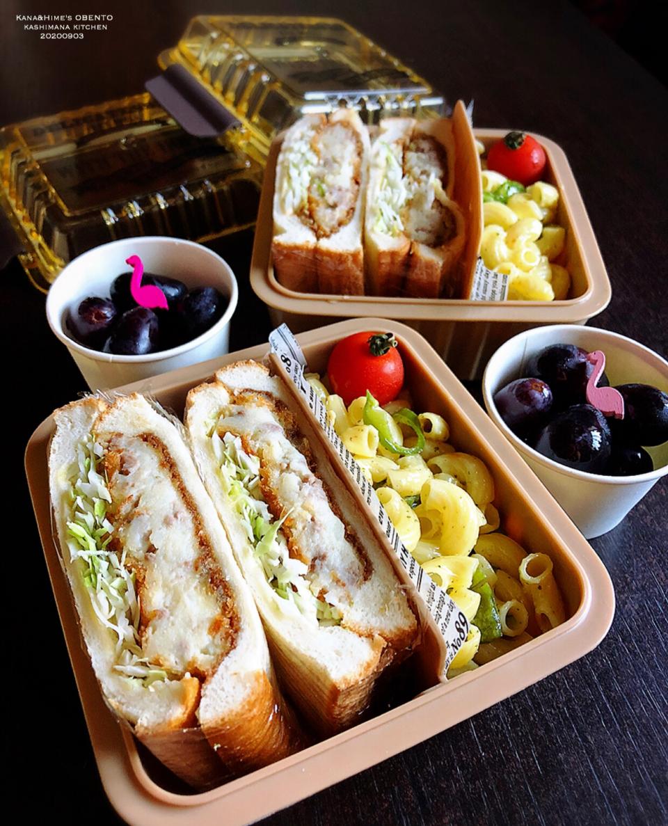 双子の娘のお弁当