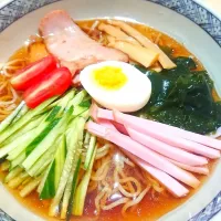 Snapdishの料理写真:冷やしラーメン|まめねこママさん