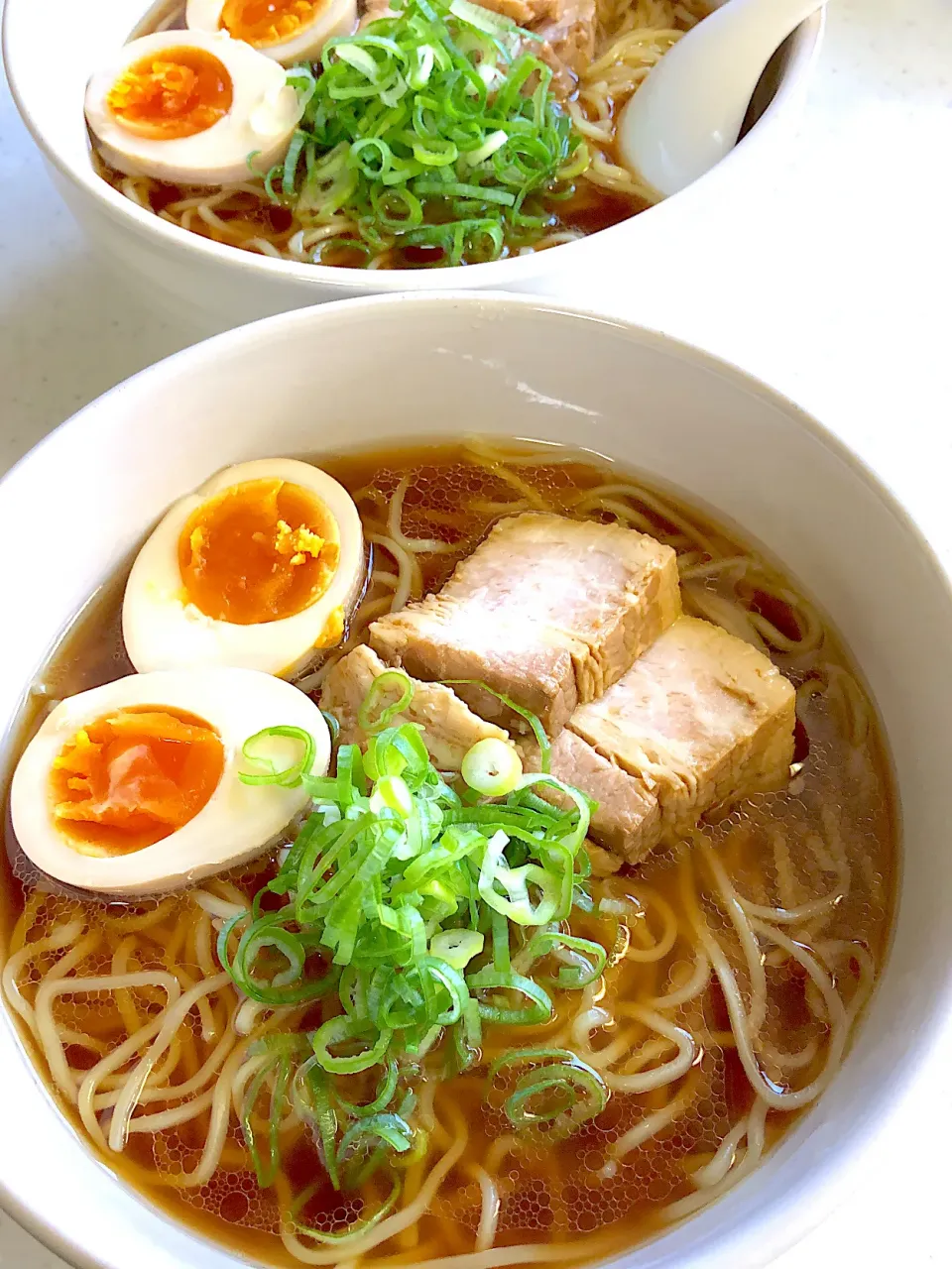 手作りチャーシューで煮干しラーメン🍜|みゆきさん