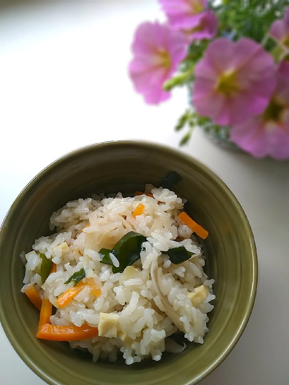 Snapdishの料理写真:Kumacさんの料理 切り干し大根の炊き込みご飯|まめころさん