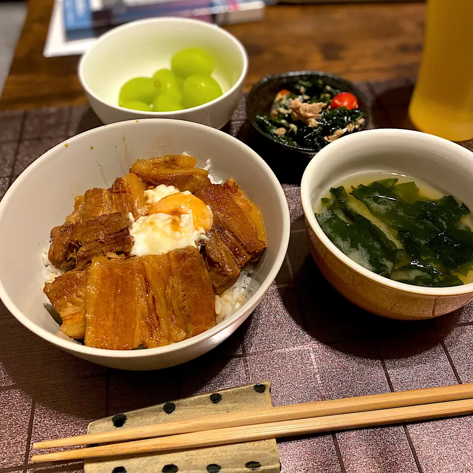 豚の角煮丼|なつこさん