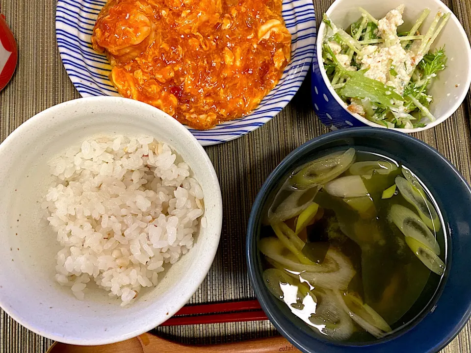 Snapdishの料理写真:適当晩ご飯|なちょすけさん