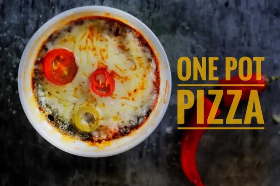 One pot pizza / Mug pizza in a minute|Tushinさん