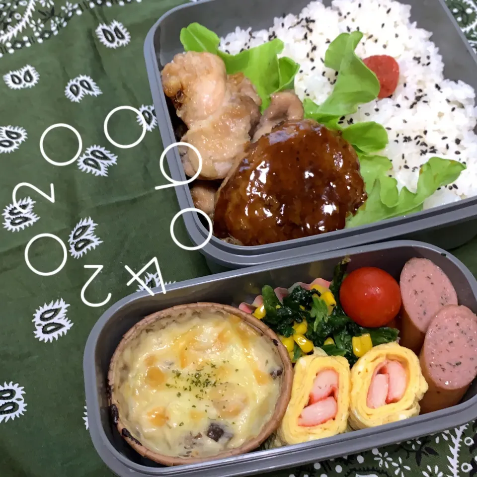 Snapdishの料理写真:高校男子弁当2020.09.04|shiho’s kitchenさん